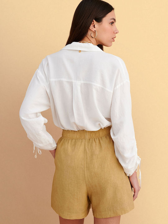 Damen-Shorts Gelbe