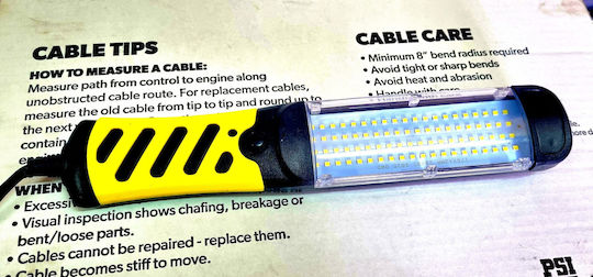 LED Work Light Extension Cord