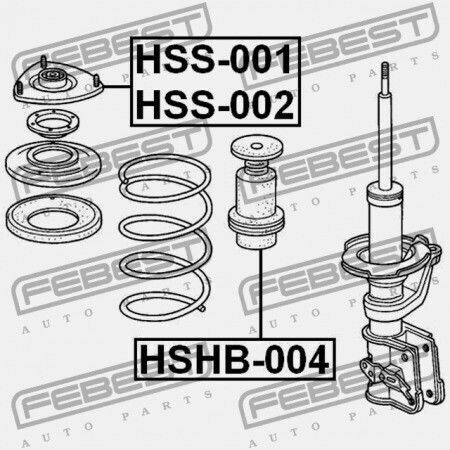 Right Front Shock Absorber Mount Honda CR-V Rd5 2002-2006 Eu 51920-s6m-014