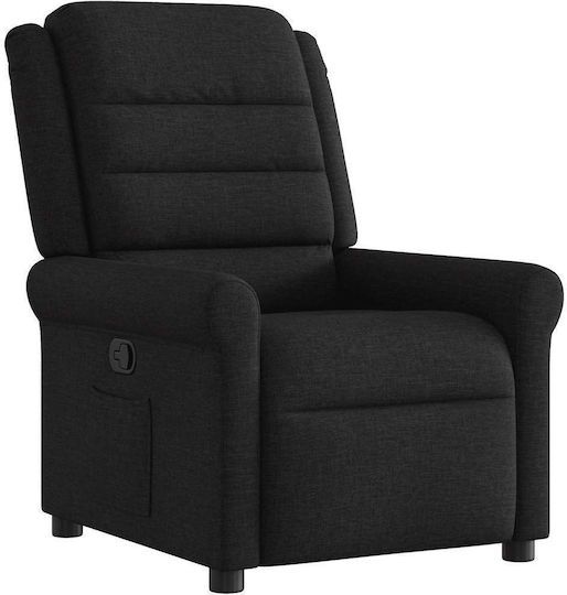 Relax με Υποπόδιο 73x91.5x102.5cm Μαύρη Relax με Υποπόδιο 73x91.5x102.5cm Μαύρη