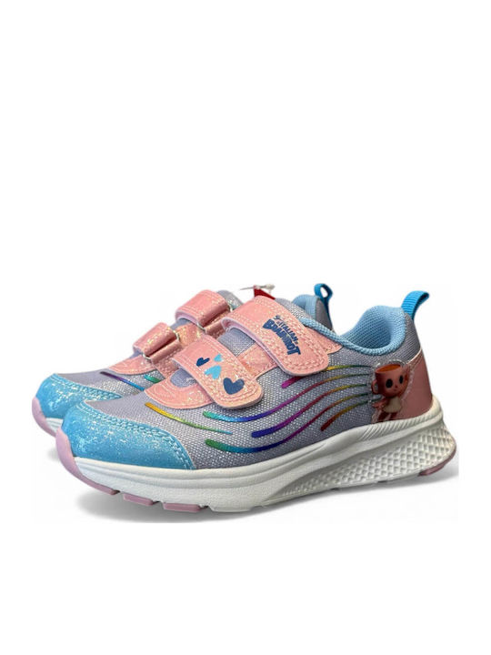 Παιδικά Sneakers με Σκρατς Ροζ