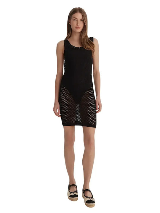 Guess Women's Mini Beach Dress Black