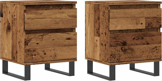 Ξύλινο με Μεταλλικά Πόδια 40x35x50cm Ξύλινο με Μεταλλικά Πόδια 40x35x50cm