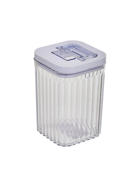5Five F-five General Use Jar with Airtight Lid Plastic Transparent 900ml 1Piece