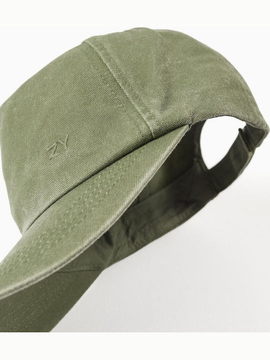 Zippy Kids' Hat Jockey Fabric Khaki