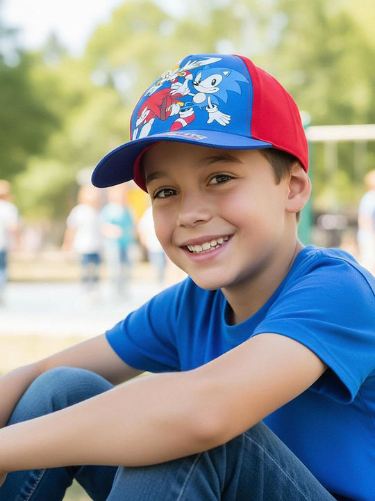 Cerda Kinderhut Jockey Stoff Blau