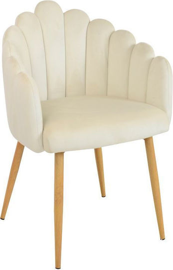 Armchair Briella 60x56x84cm Ecru Armchair Briella 60x56x84cm Ecru