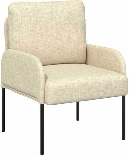 Armchair 60x56x80cm Cream Armchair 60x56x80cm Cream
