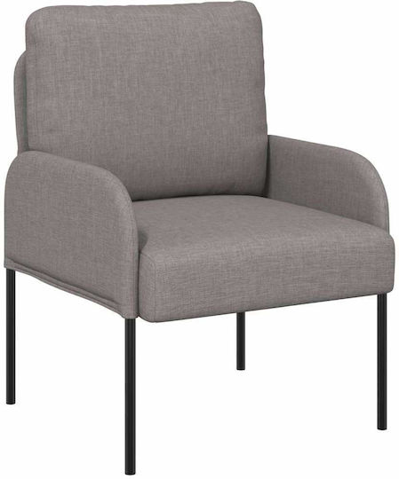 Armchair 60x56x80cm Taupe Armchair 60x56x80cm Taupe