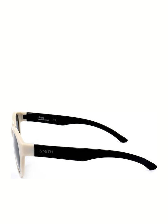 Smith Unisex Γυαλιά Ηλίου με Μπεζ Σκελετό και Μπλε Φακό