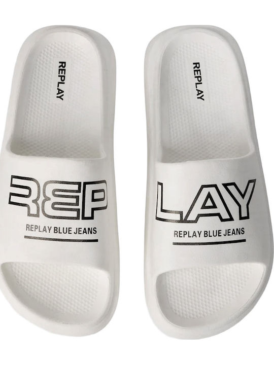 Flip Flops in White Colour