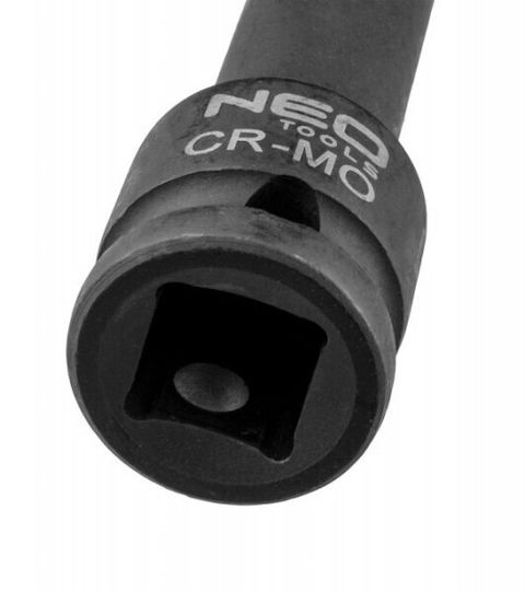 Neo Tools Ratchet Extension Pneumatic with 1/2" Drive and Length 75mm