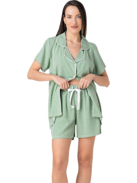 Relax Lingerie Women's Green Beachwear Set