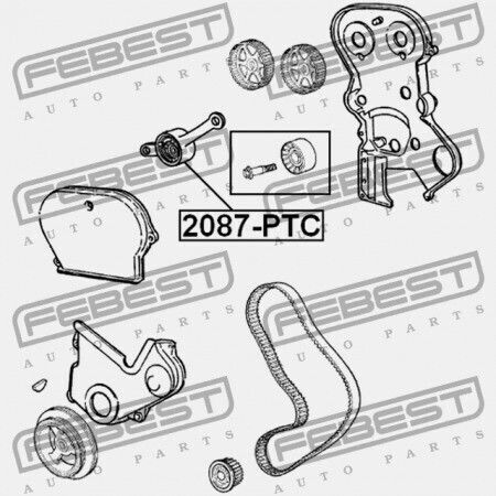Chrysler Sebring Jr Timing Belt Tensioner Pulley 2001-2006 04897054aa
