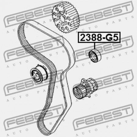 Τροχαλία Ιμάντα Χρονισμού Audi A3 S3 Sportb. Lim. Qu 2004-2013 Rdw 03g109244a