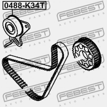 Бъркалка На Автомобилен Ремък За Двигател Mitsubishi Challenger K90 1996.05-2001.08 Jpn Md050125