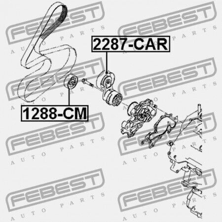 Hyundai Santa Fe 06 -sep2006 2006 Febest Satz Gürtel