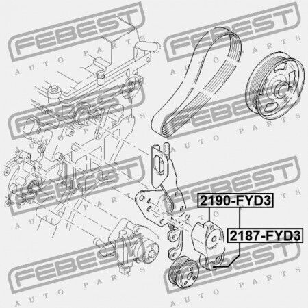 Обтегач Автомобилен Ремък Ford Transit FY 2000-2006 EU 1132644