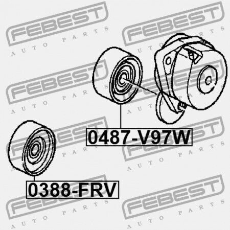 Honda Accord Cn1 Roller 2004-2008 Eu 31190-rbd-e01