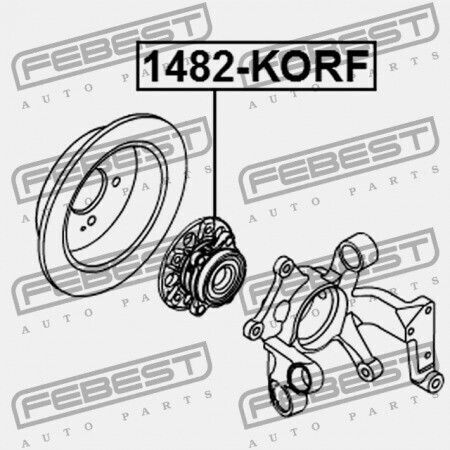 Ssang Yong New Actyon Korando С Преден Шарнир 2010-2013 4142034000