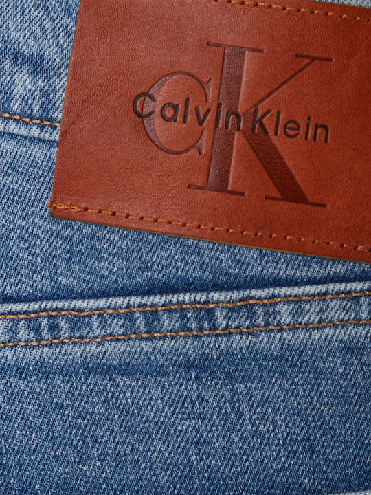 Herren Jeanshose Elastisches Regular Verjüngt Anwendung Blau