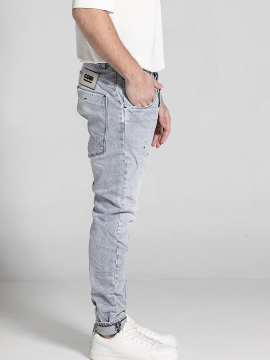 Men's Jeans Pants with Slim Fit Gray