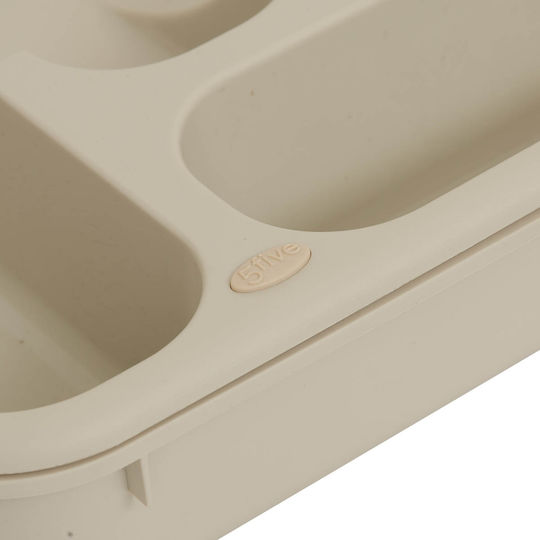 5Five Tăvi Pentru Tacâmuri De Sertar Rabătabilă Din Plastic 48.5x34x6cm Bej