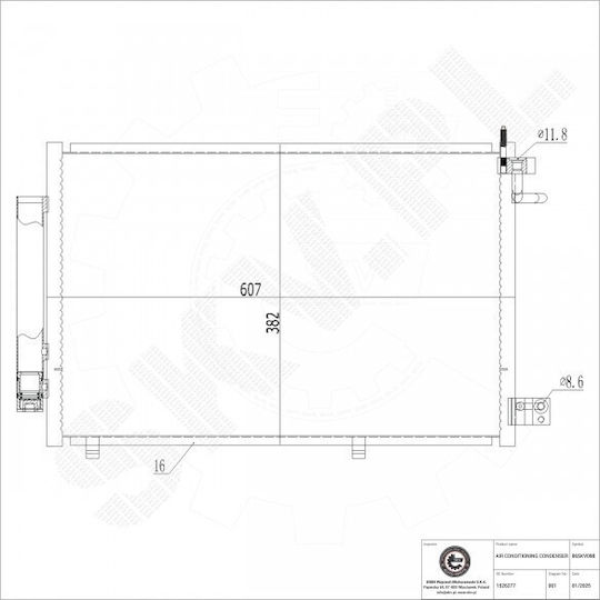 Klimakompressor Ford Fiesta VI A/C-Trockner 1526277