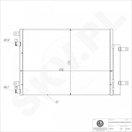 Air Conditioner Dryer Opel Karl 1850741