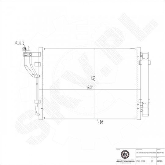 Klimakompressor Hyundai Ix20 Kia Venga 976061p000