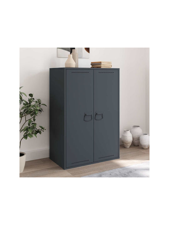 vidaXL Furniture Handle Made of Anthracite Metal 879432 2 Pieces