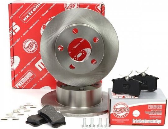 Set Back Brake Discs Brake Pads for Audi Skoda VW
