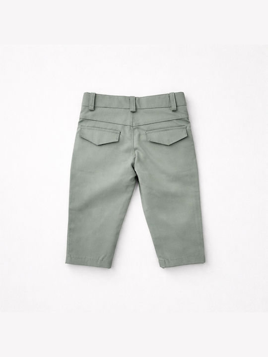 Kinderhose Stoff Grün