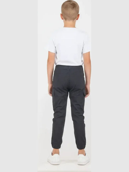 Kids Cargo Trousers Black