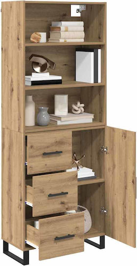 Biblioteci Artisan Oak (2 Bucăți) 69,5x32,5x180 cm