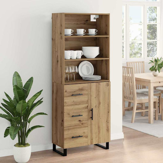 Biblioteci Artisan Oak (2 Bucăți) 69,5x32,5x180 cm