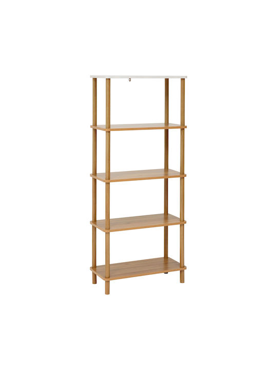Bücherregal F-v Come Beige 60x29.5x141.5cm