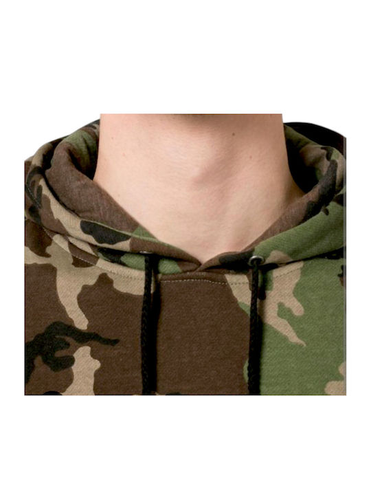 Sweatshirt with Hood Camo