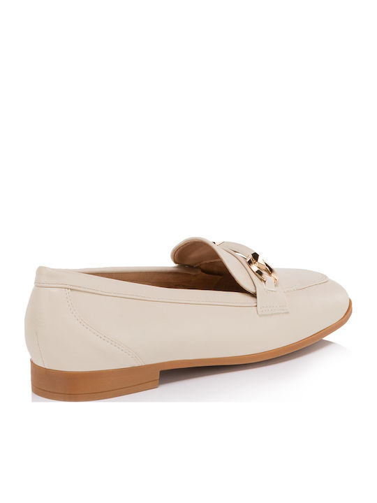 Γυναικεία Loafers σε Μπεζ Χρώμα