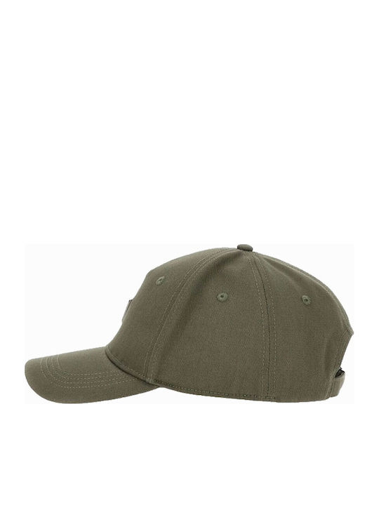 Guess Am9521pol01-mil Baseball Cap Black Cap Khaki