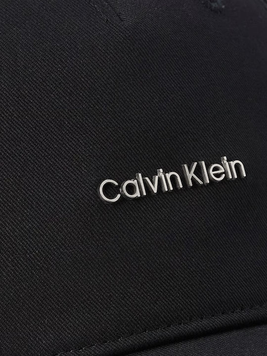 Calvin Klein Памучна Туил Стандартно Лого Шапка Мъжки Calvin Klein Черна Lv04d5080g-ub1
