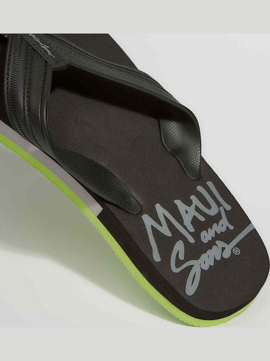 Men's Flip Flops Black 0465540008-Black