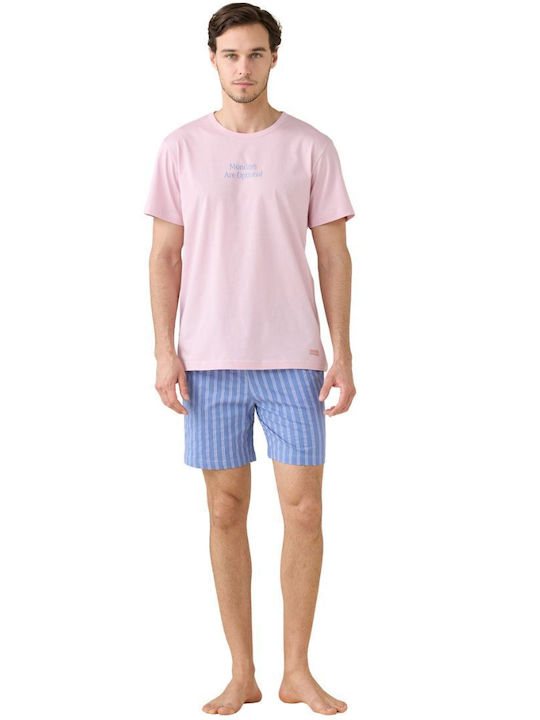 Noidinotte Summer Men's Pyjama Pink