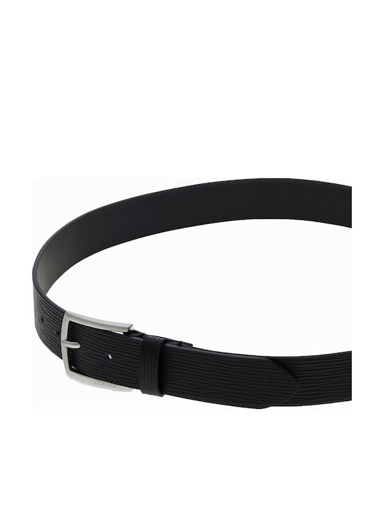 Men's Leather Belt Black