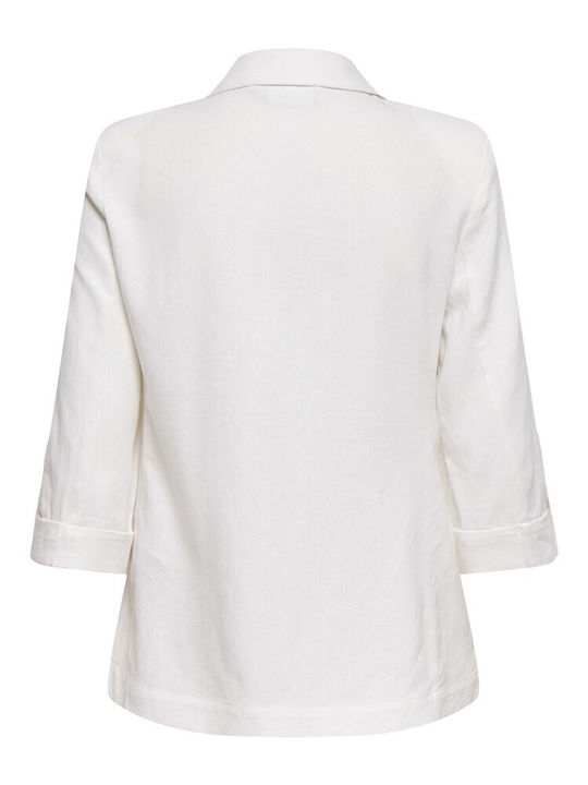 Only Women's Blazer White