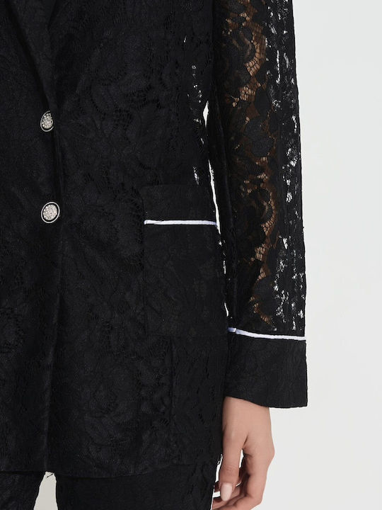 Dejavu Women's Black Blazer