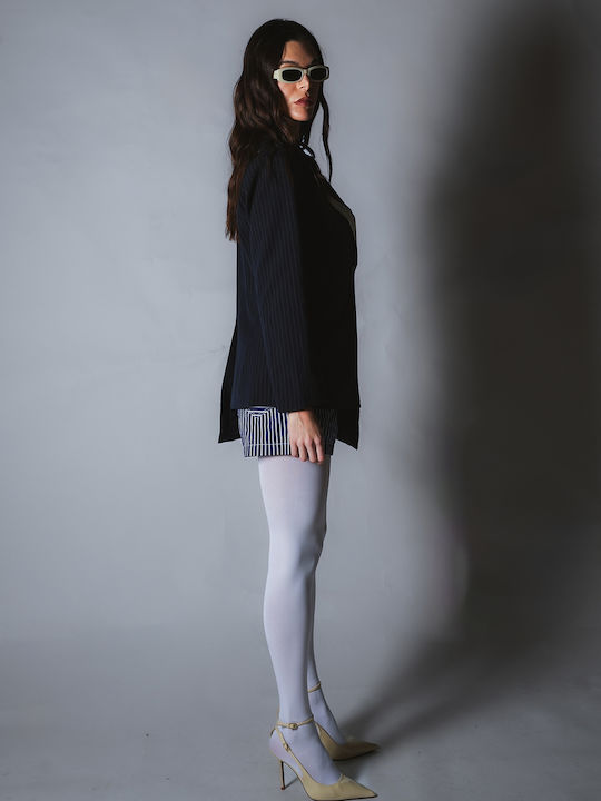 Sotris Long Women's Blazer Dark Blue