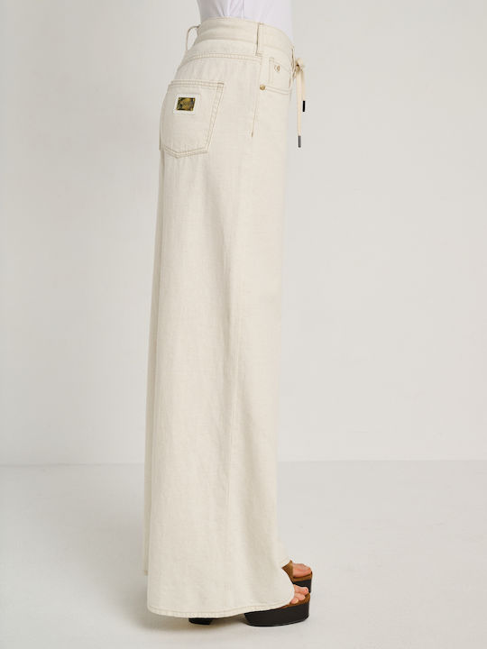 Damen Jeans Hosen Beiges