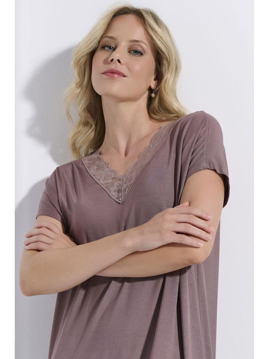Jeannette Lingerie Summer Women's Pyjama Set Levander