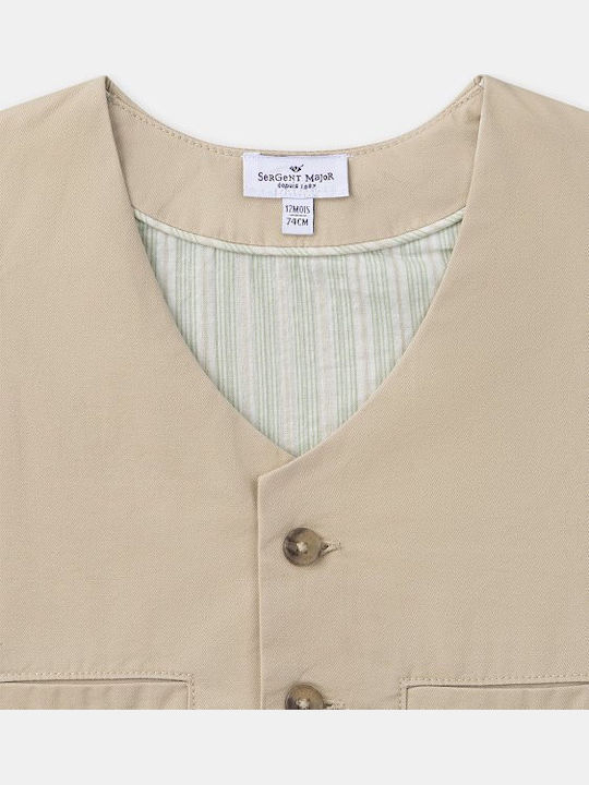 Kids Cardigan Beige